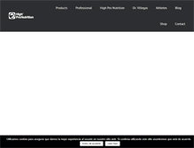 Tablet Screenshot of highpronutrition.com